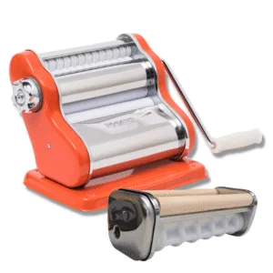 OFERTA COMBO | Máquina de pastas Familiar color naranja+ Raviolero